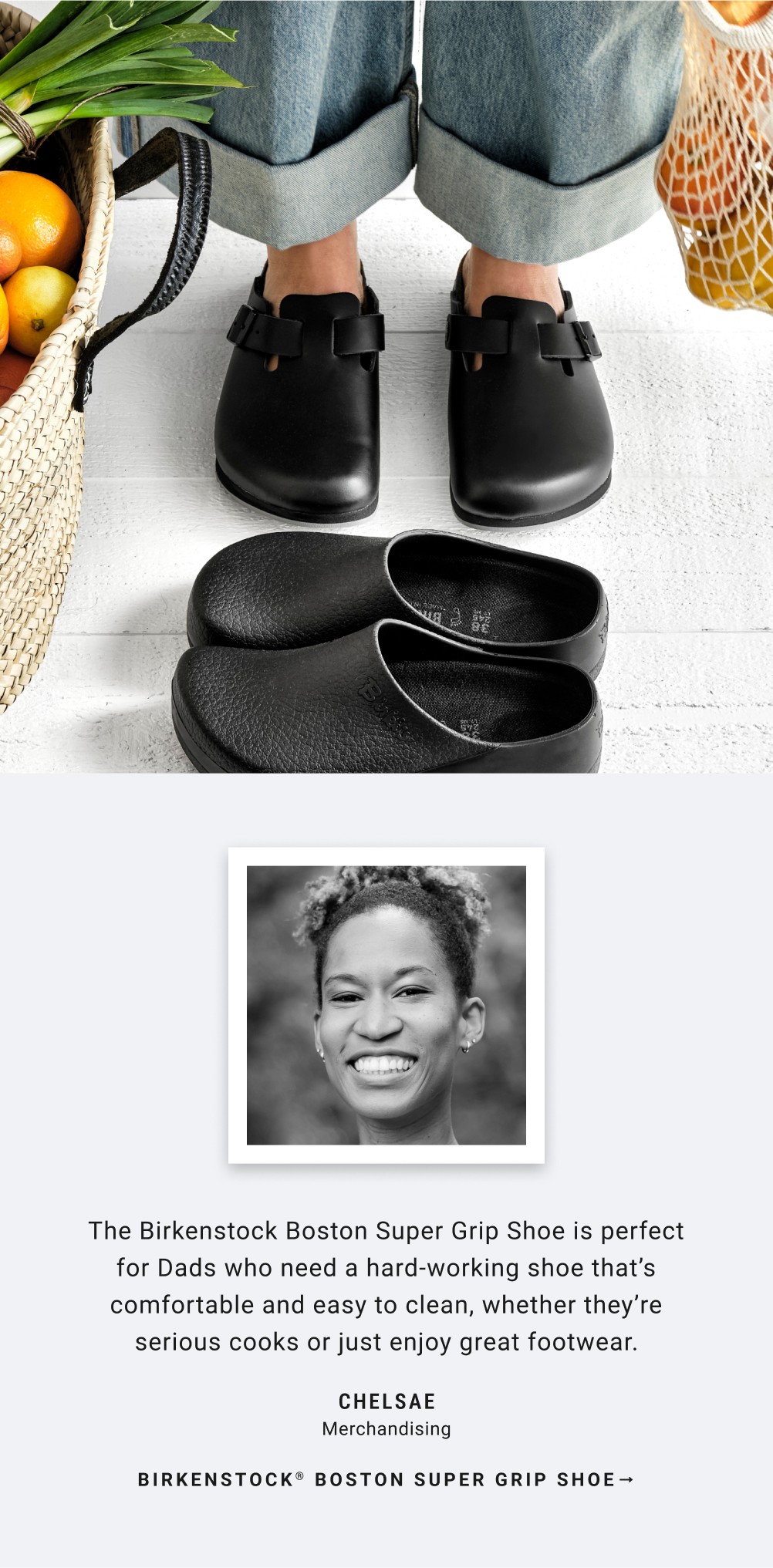 BIRKENSTOCK® Boston Super Grip Shoe