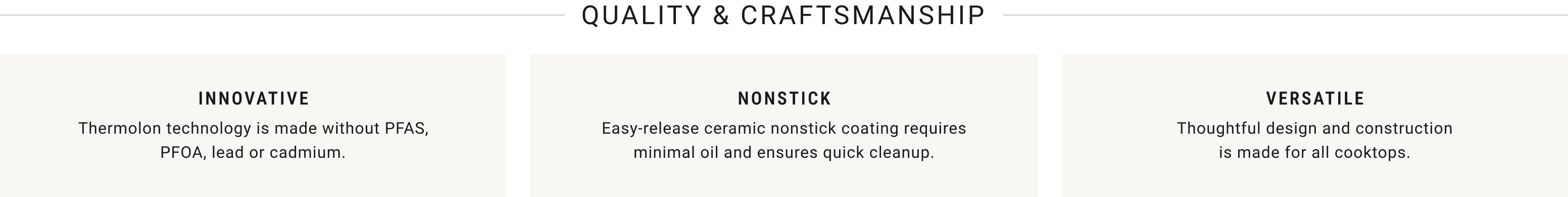 Quality & Craftsmanship