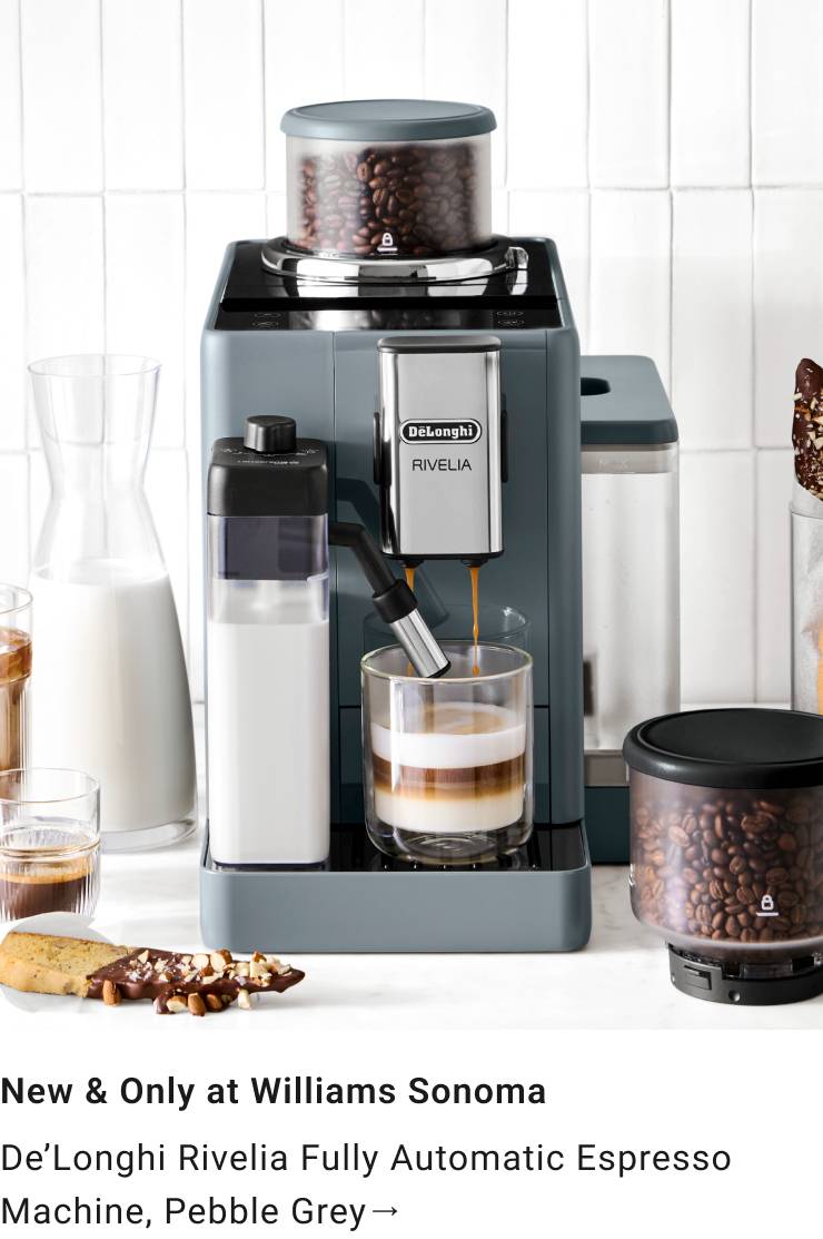 Shop De'Longhi Rivelia Fully Automatic Espresso Machine, Pebble Grey