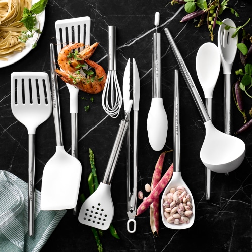 Williams Sonoma Stainless-Steel Silicone Utensils