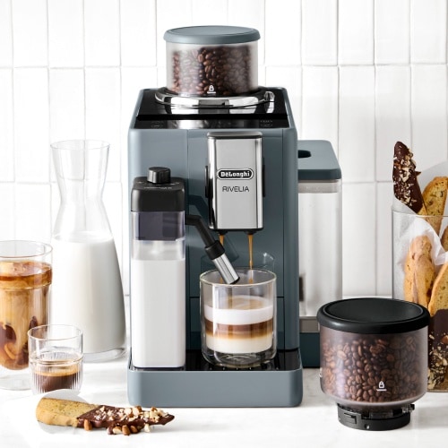 New & Exclusive: De'Longhi Rivelia Fully Automatic Espresso Machine in Pebble Grey