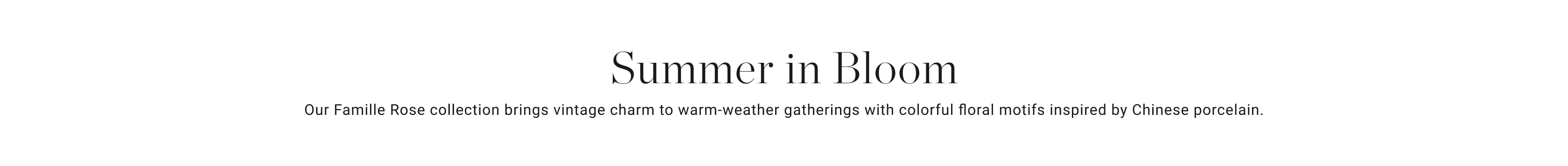 Summer in Bloom Summer in Bloom