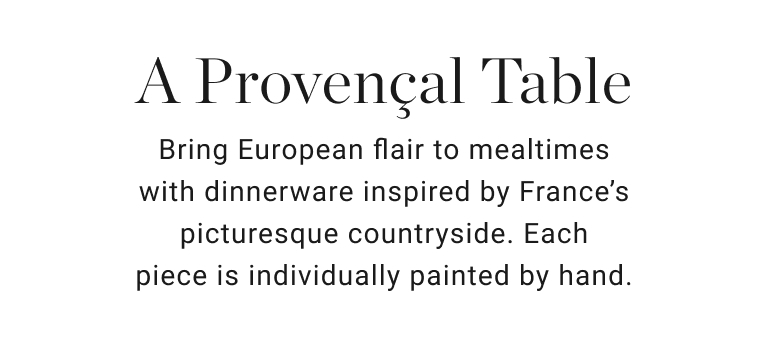 A Provencal Table A Provencal Table