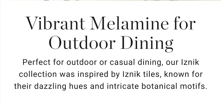 Vibrant Melamine for Outdoor Dining Vibrant Melamine for Outdoor Dining