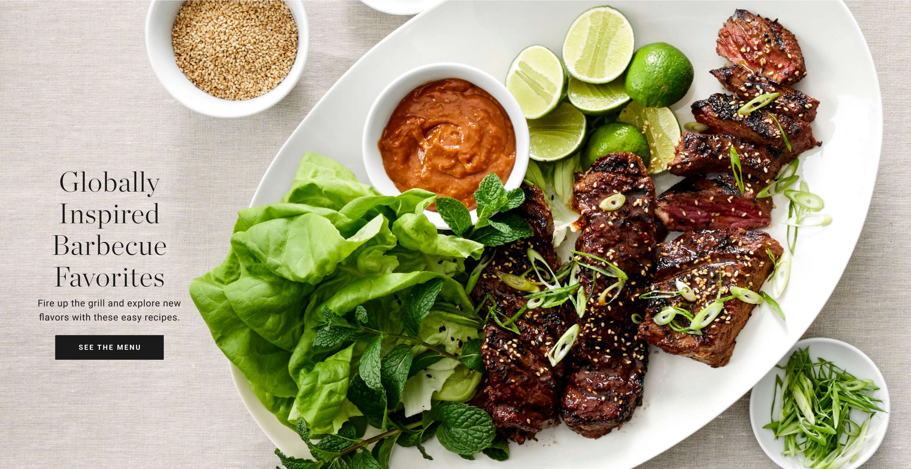 Globally Inspired Barbecue Favorites