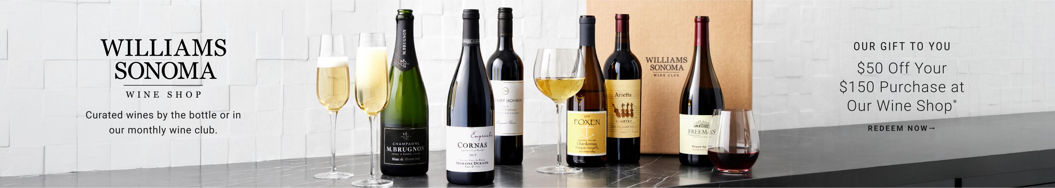 Shop the Williams Sonoma Wine Shop