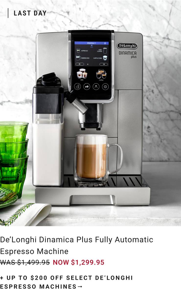 Shop De'Longhi Espresso Machines