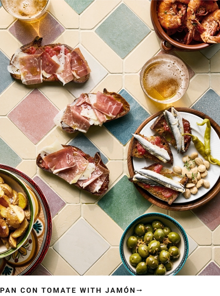 Pan Con Tomate with Jamon