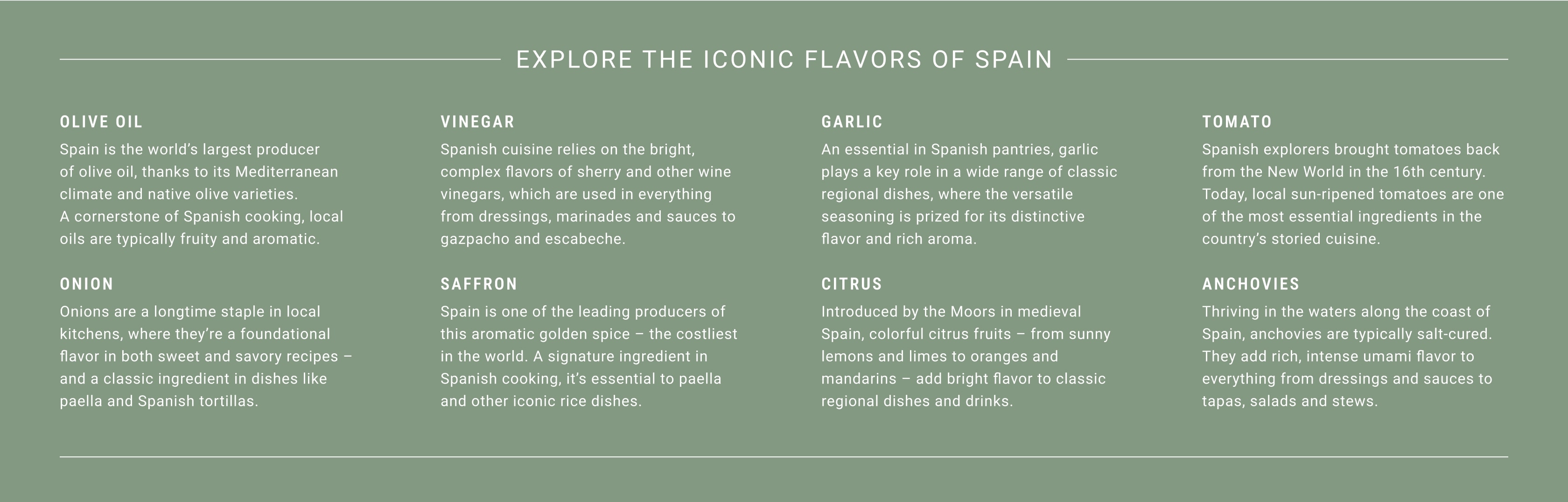 Explore the Iconic Flavors of Spain