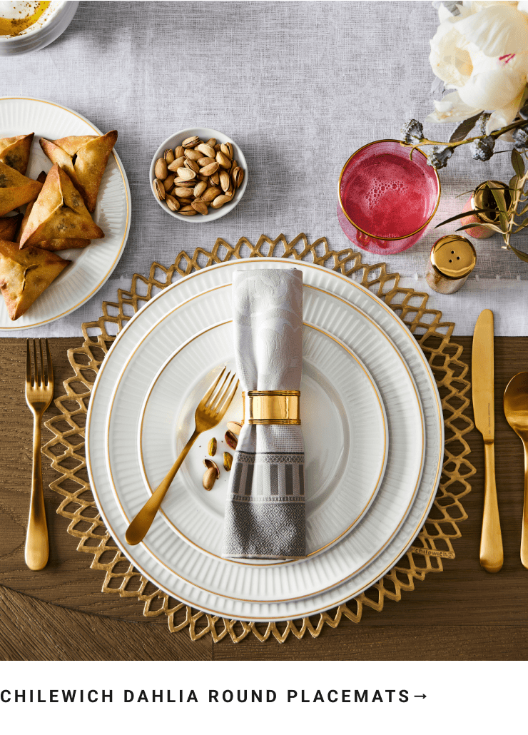 Chilewich Dahlia Round Placemats