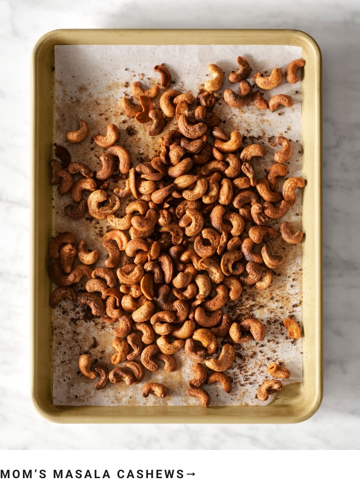 Mom’s Masala Cashews