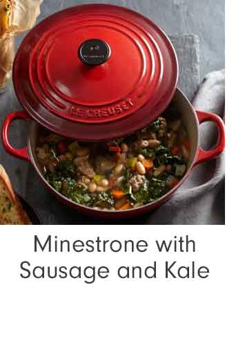 Minestrone with Sausage and Kale