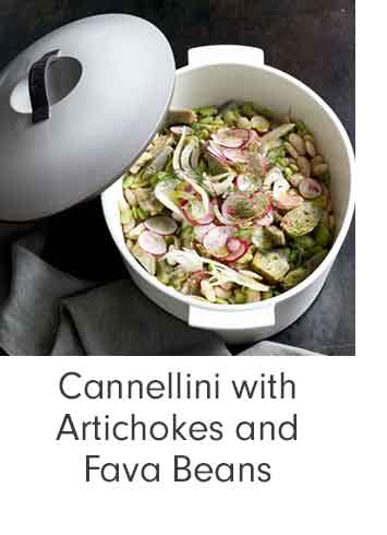 Cannellini with Artichokes and Fava Beans