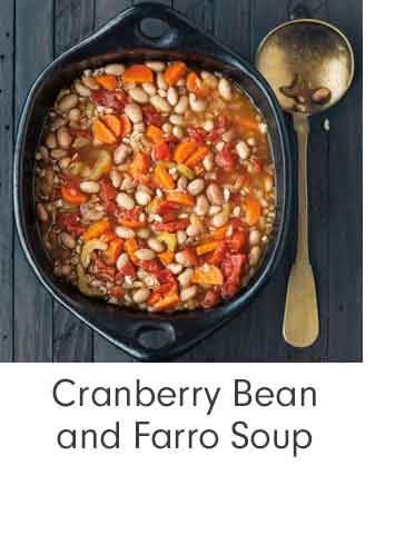 Cranberry Bean and Farro Soup