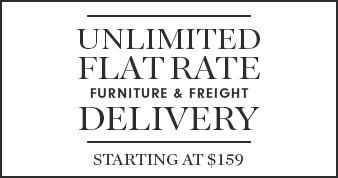 Unlimited Flat Rate Furniture & Freight Delivery