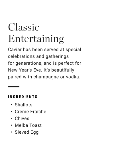 Classic Entertaining