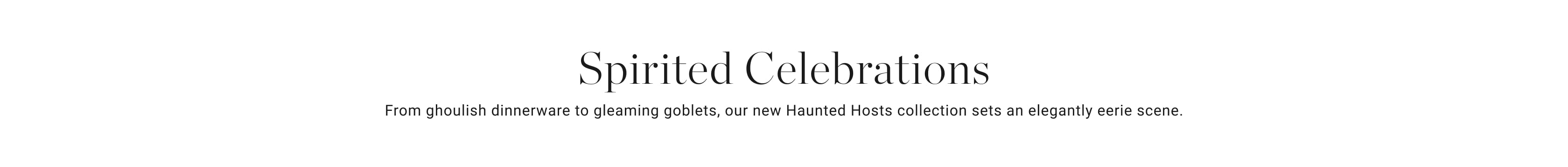 Spirited Celebrations