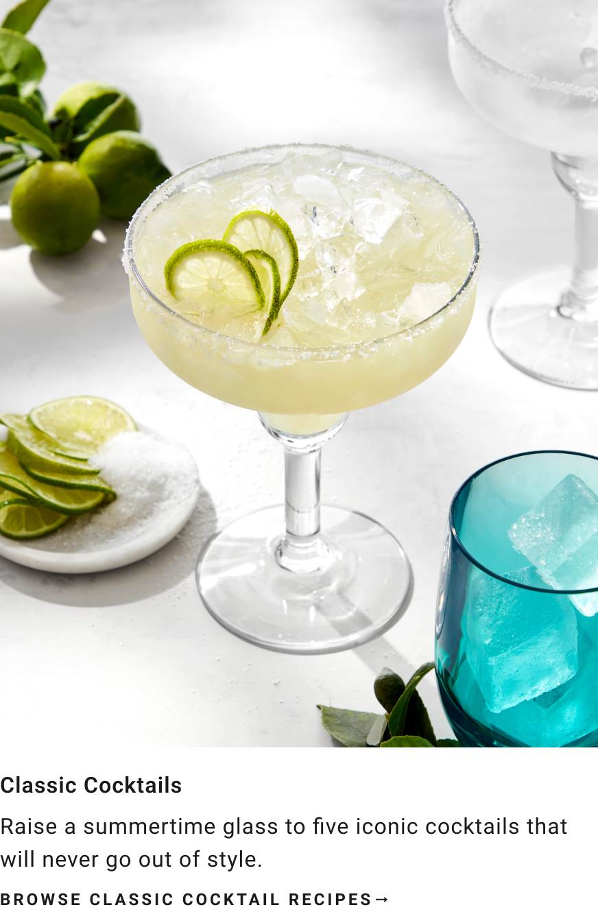 Browse Classic Cocktail Recipes