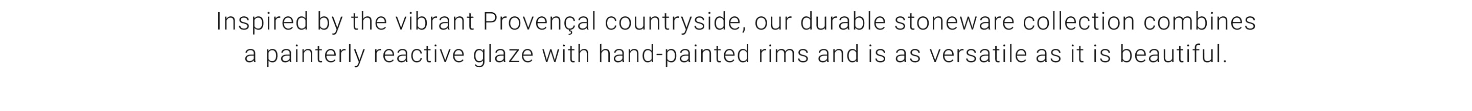 Provencal Dinnerware Collection