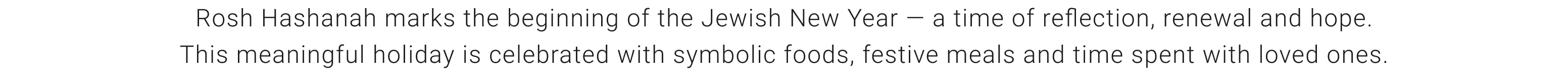 Rosh Hashanah