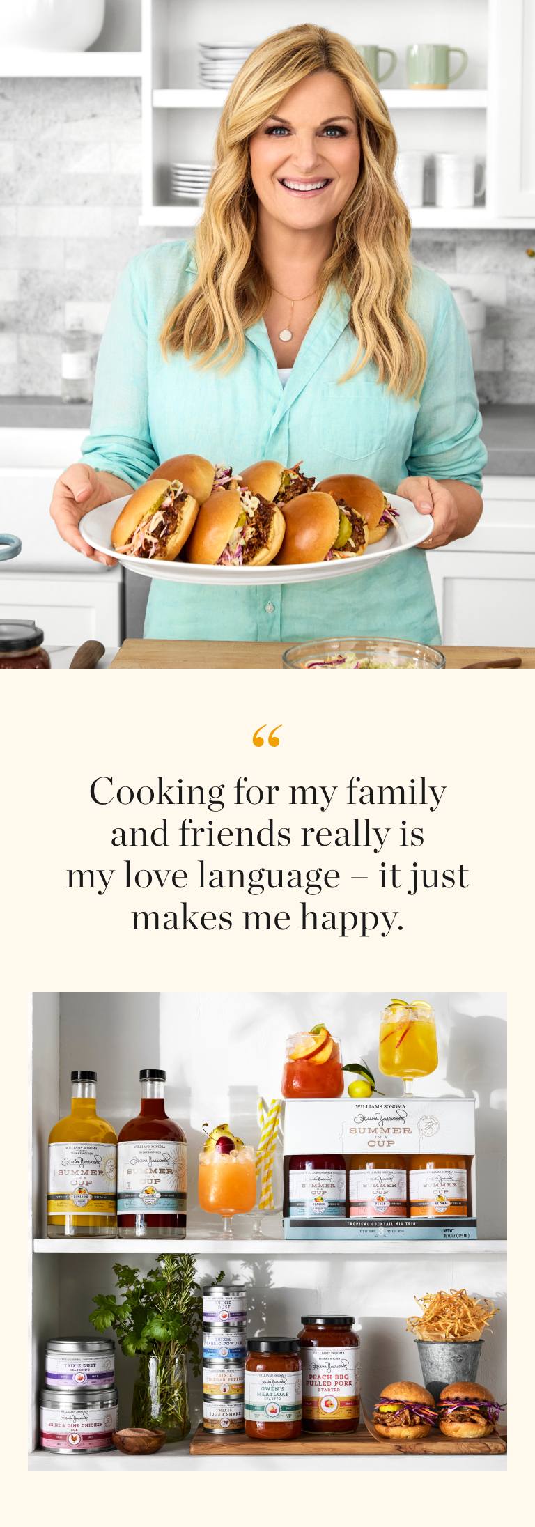 Trisha Yearwood x Williams Sonoma | Southern-Inspired Cocktail Mixes &  Pantry Essentials | Williams Sonoma