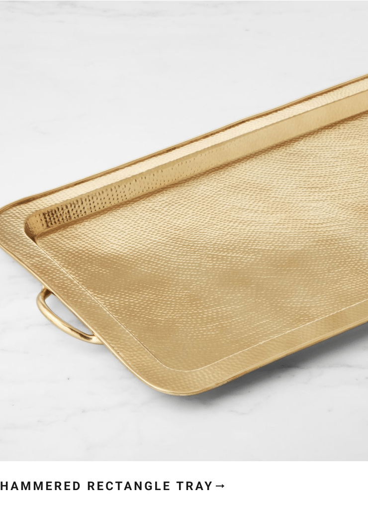 Hammered Rectangle Tray