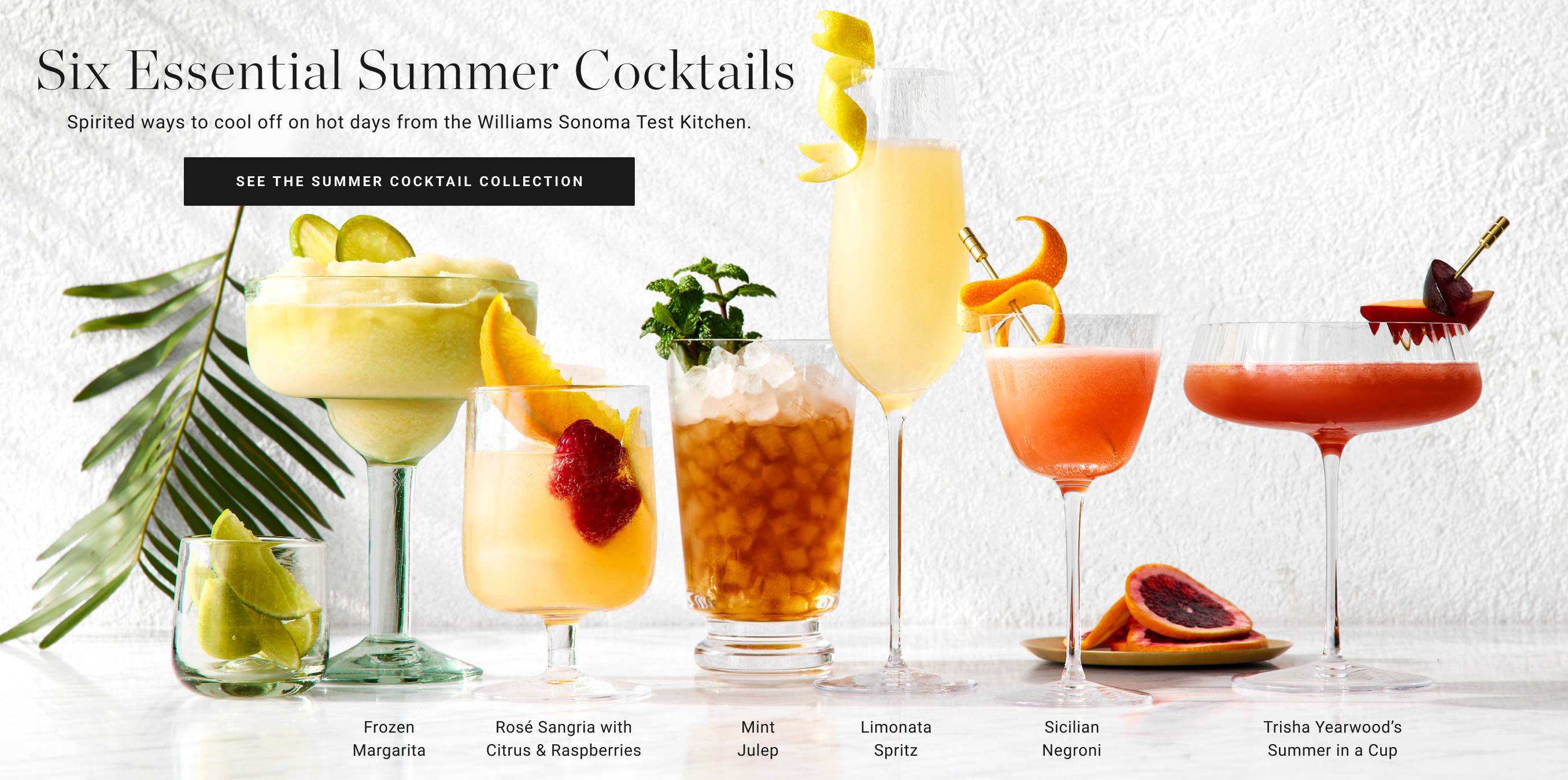 See the Summer Cocktail Collection