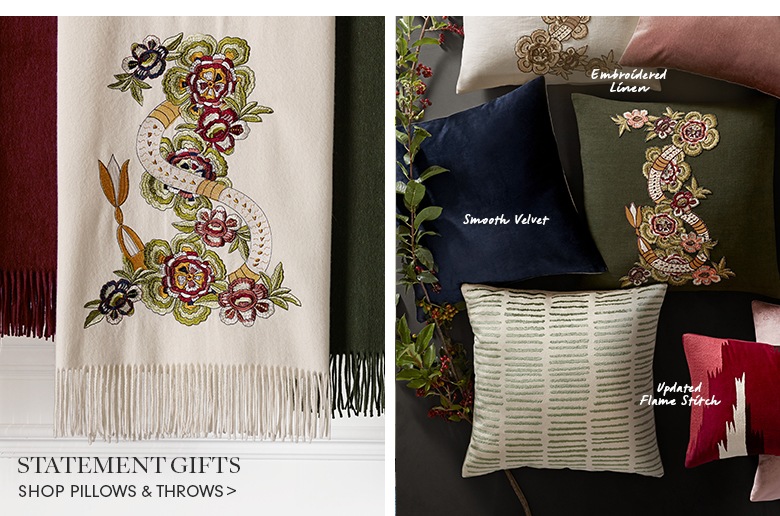 Shop Pilllows & Throws >