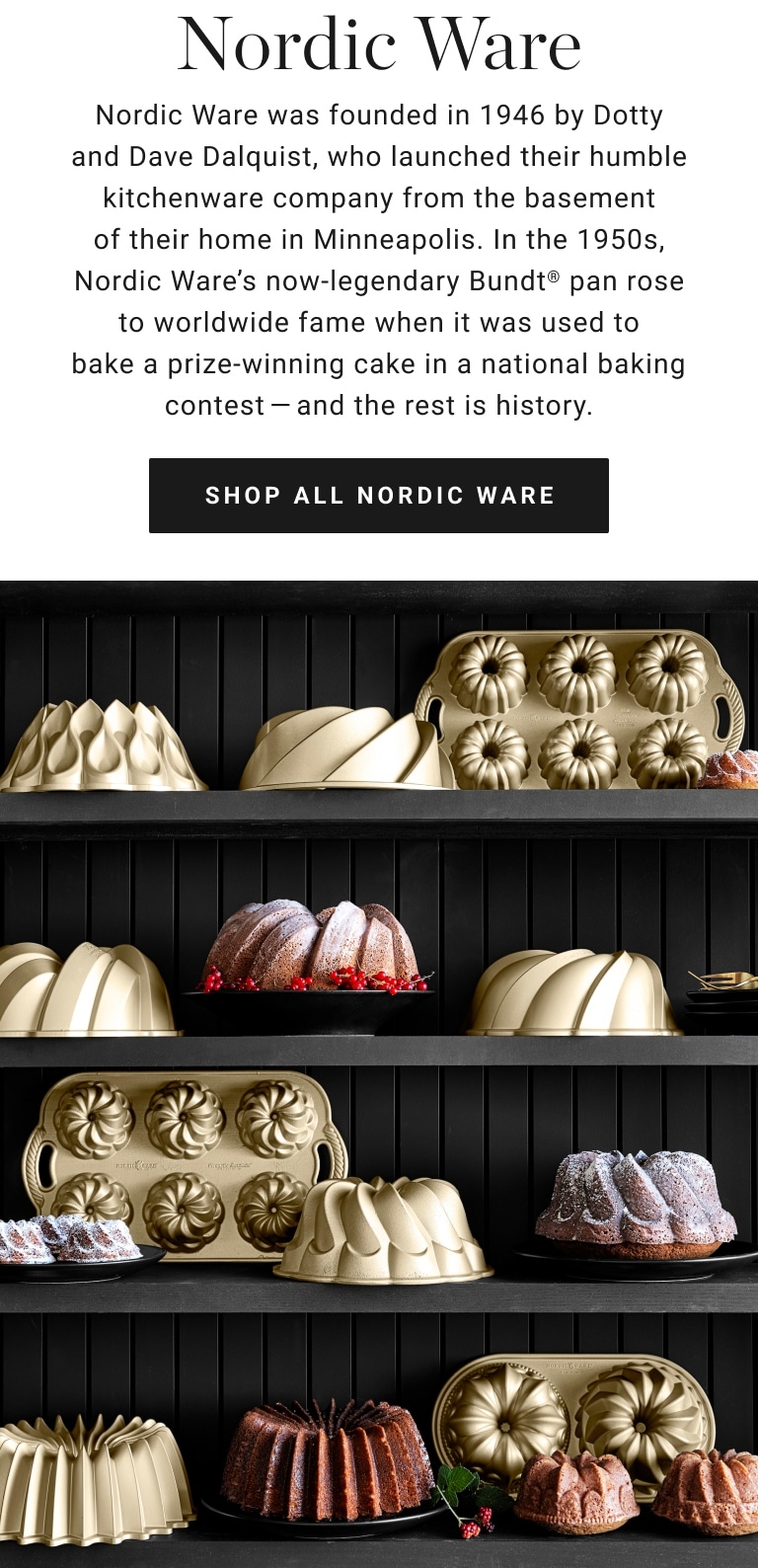Nordic Ware Bakeware: Cake & Bundt Pans | Williams Sonoma