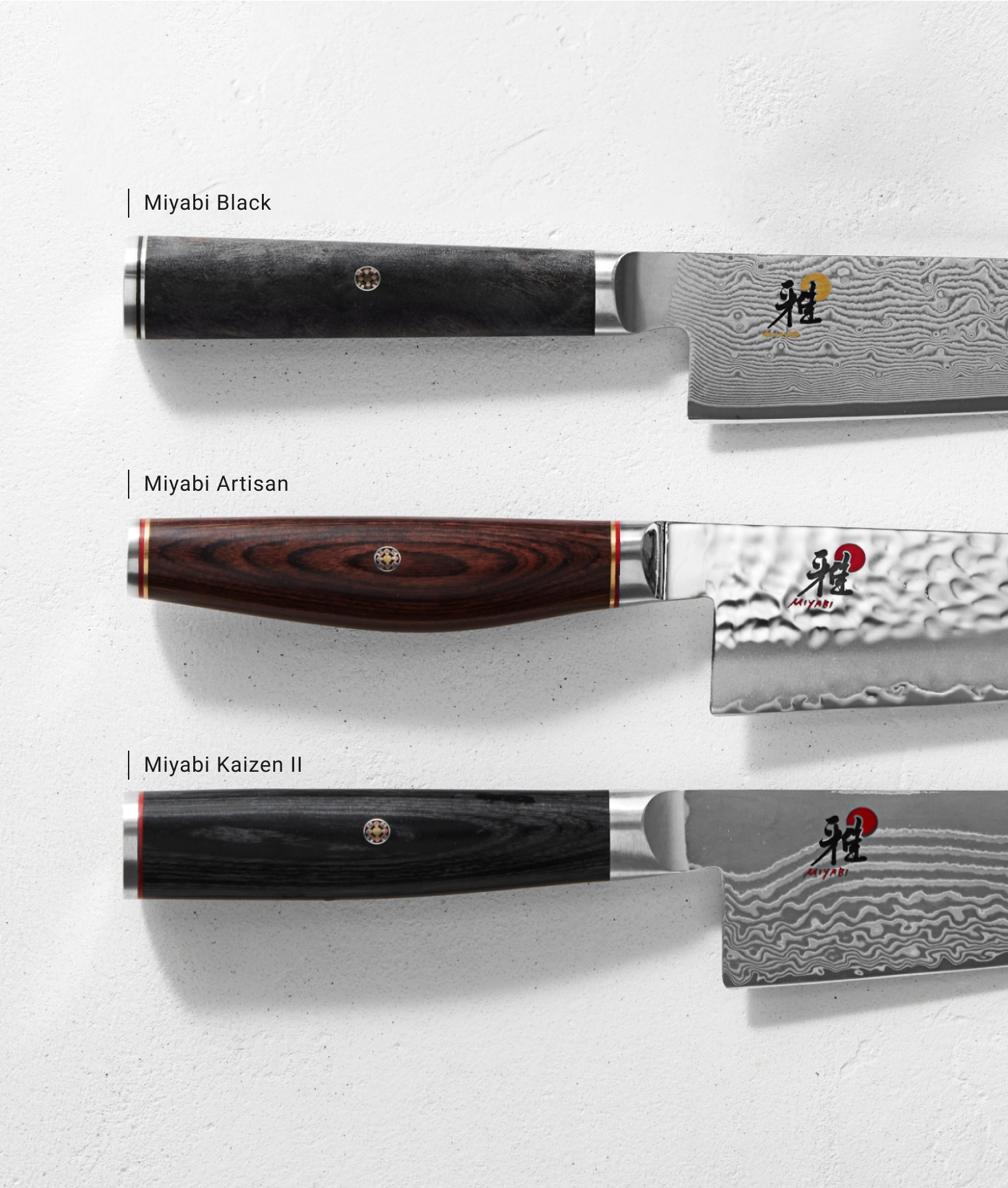 Miyabi Black, Miyabi Artisan, Miyabi Kaizen II