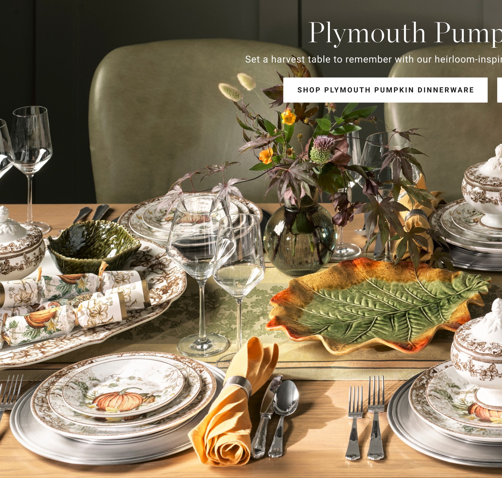 Shop Plymouth Pumpkin Dinnerware