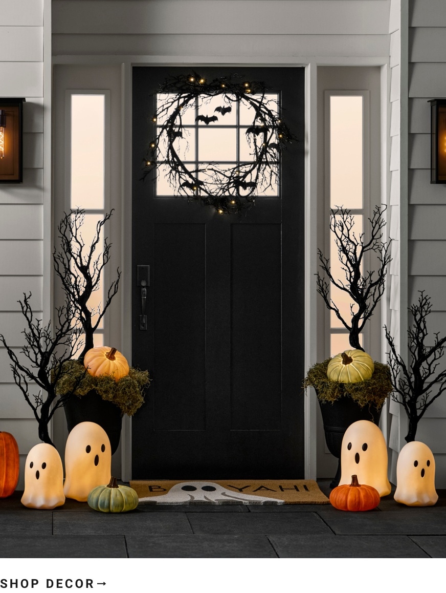 Shop Front Door Decor
