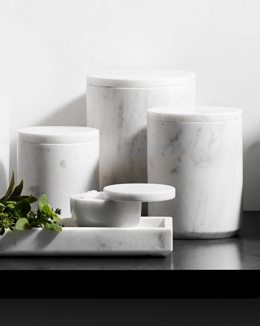 Keep Countertops Tidy with Canisters