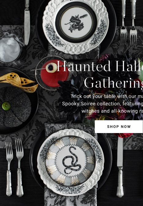 Shop Halloween Dinnerware + Tabletop Decor