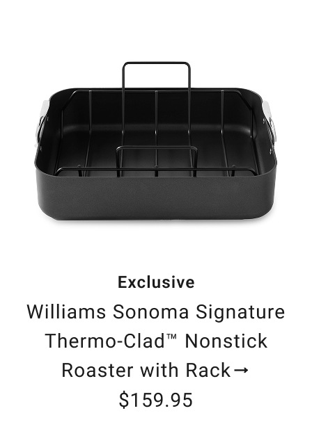 Williams Sonoma Thermo-Clad Nonstick Roaster with Rack