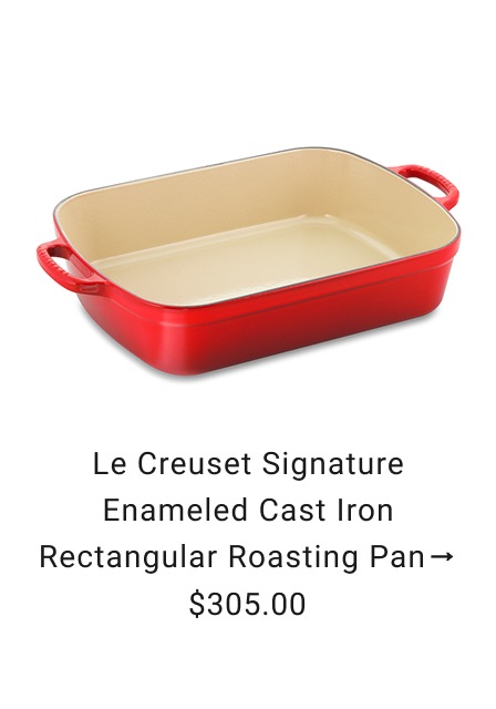 Le Creuset Signature Enameled Cast Iron Rectangular Roasting Pan