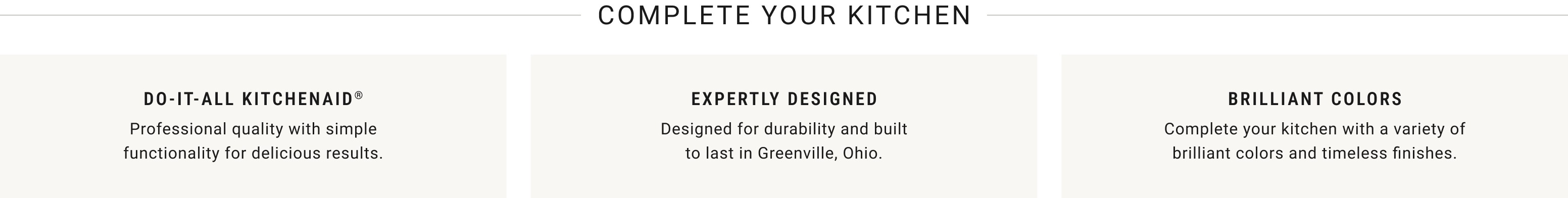 Complete Your Kitchen