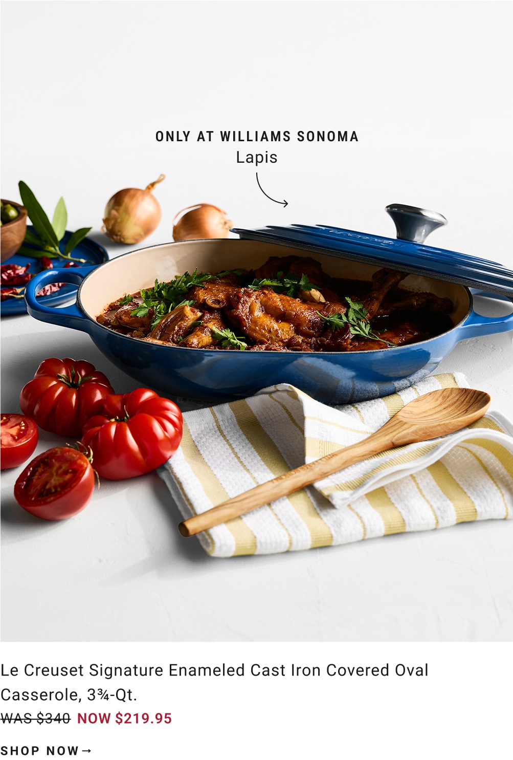 Shop Le Creuset Signature Enameled Cast Iron Covered Oval Casserole