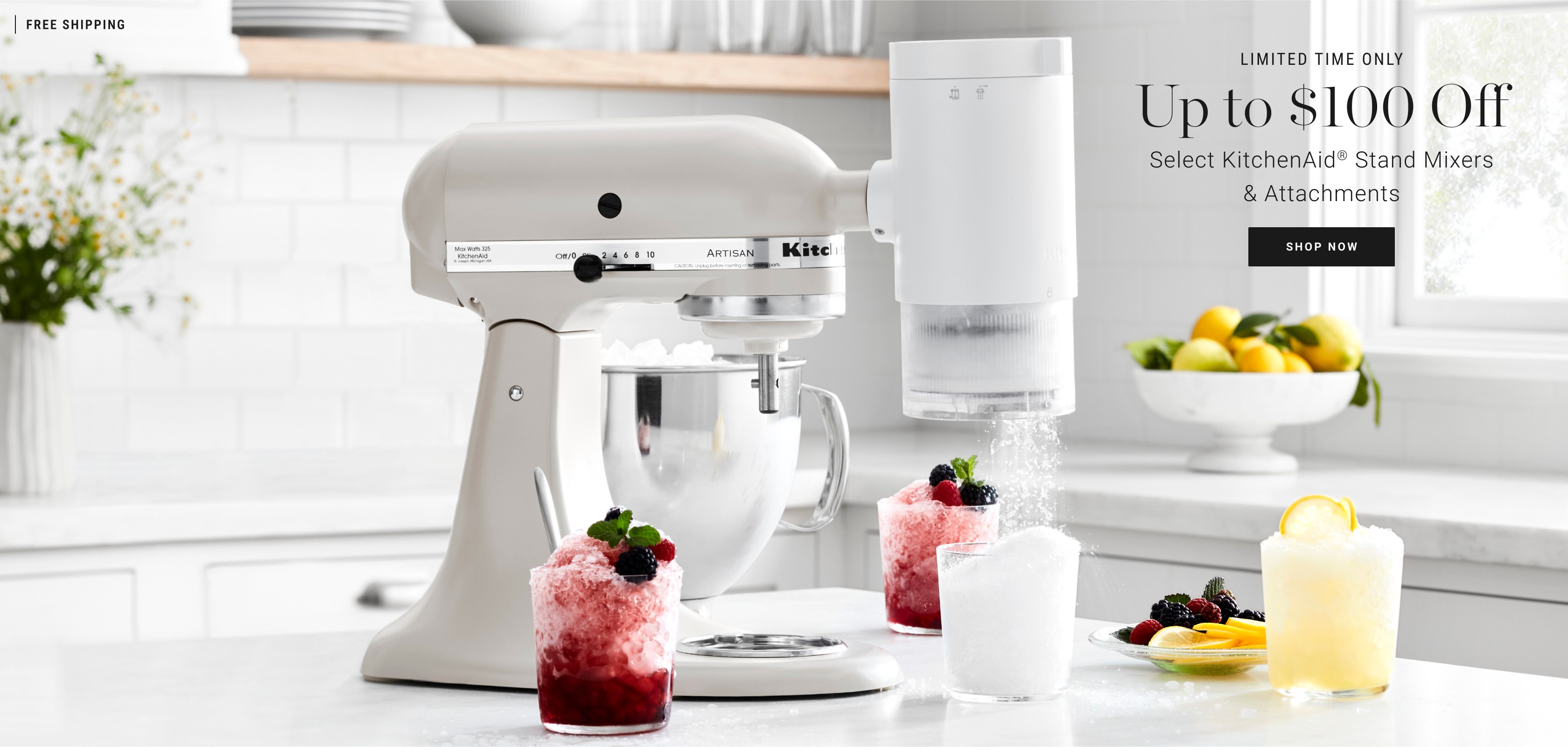Shop KitchenAid® Stand Mixers & Attachments