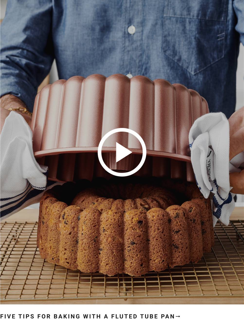 5 Tips for Baking with a Fluted Tube Pan