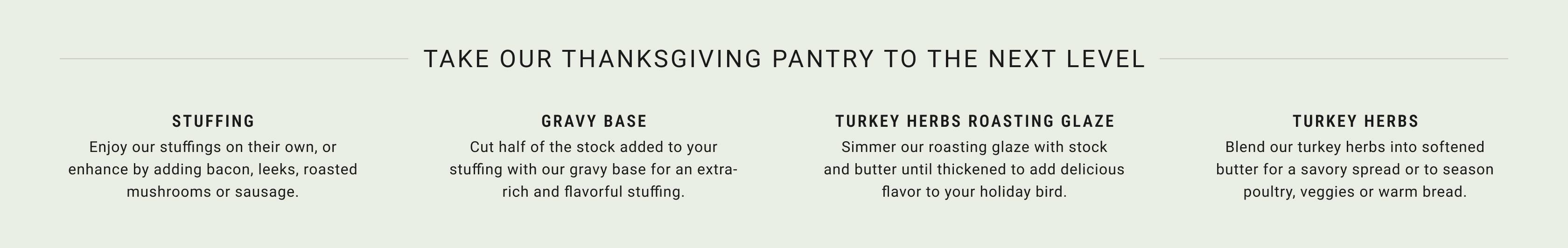 Take Our Thanksgiving Pantry to the Next Level