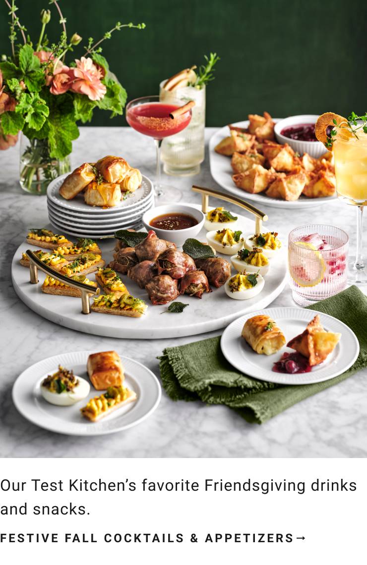 Festive Fall Cocktails & Appetizers