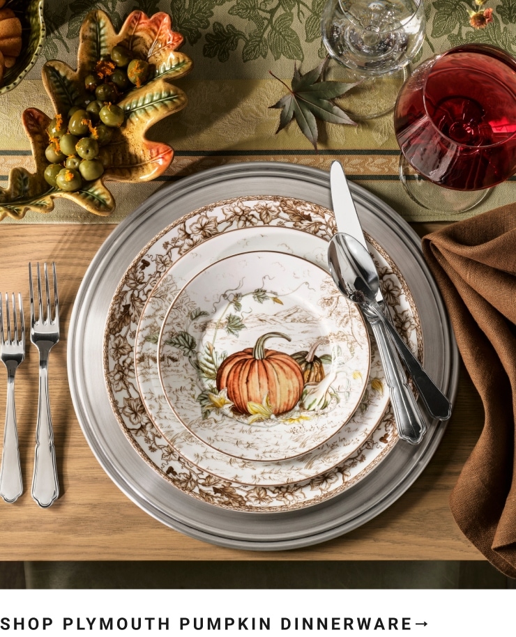 Shop Plymouth Pumpkin Dinnerware