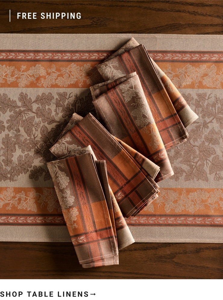 Shop Table Linens