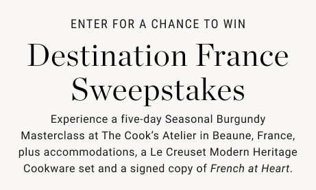 Enter for a Chance to Win Destination France Sweepstakes