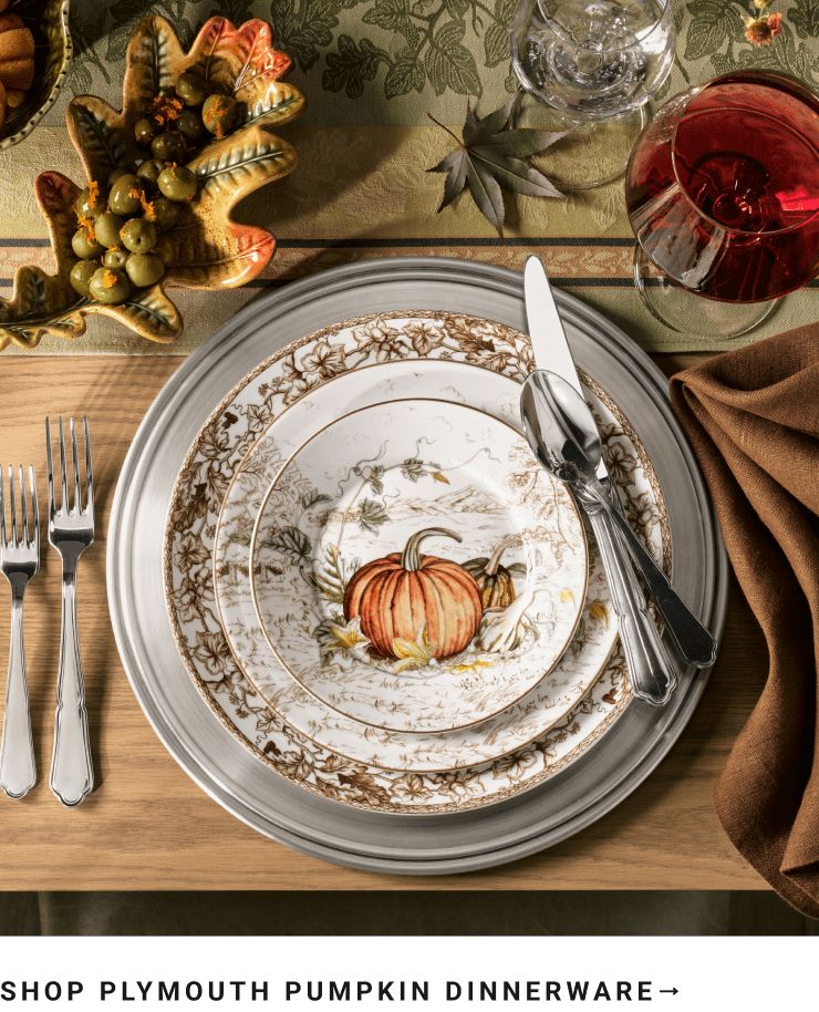 Shop Plymouth Pumpkin Dinnerware