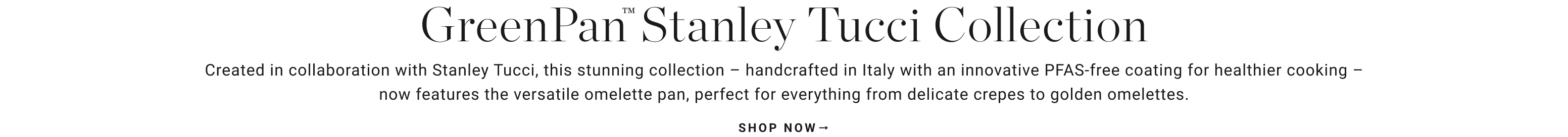 Shop GreenPan™ Stanley Tucci Collection