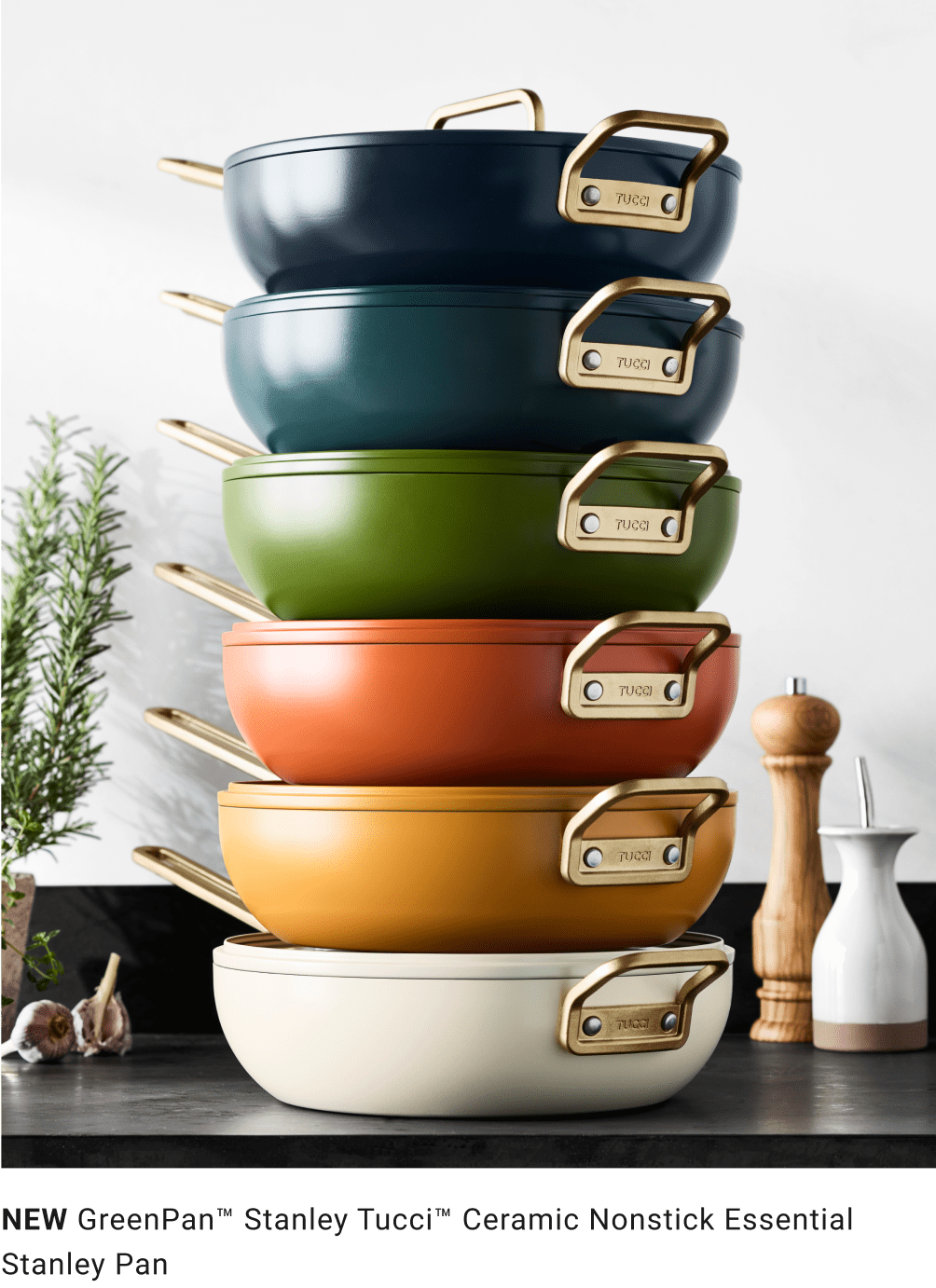 Shop GreenPan™ Stanley Tucci Ceramic Nonstick Essential Stanley Pan