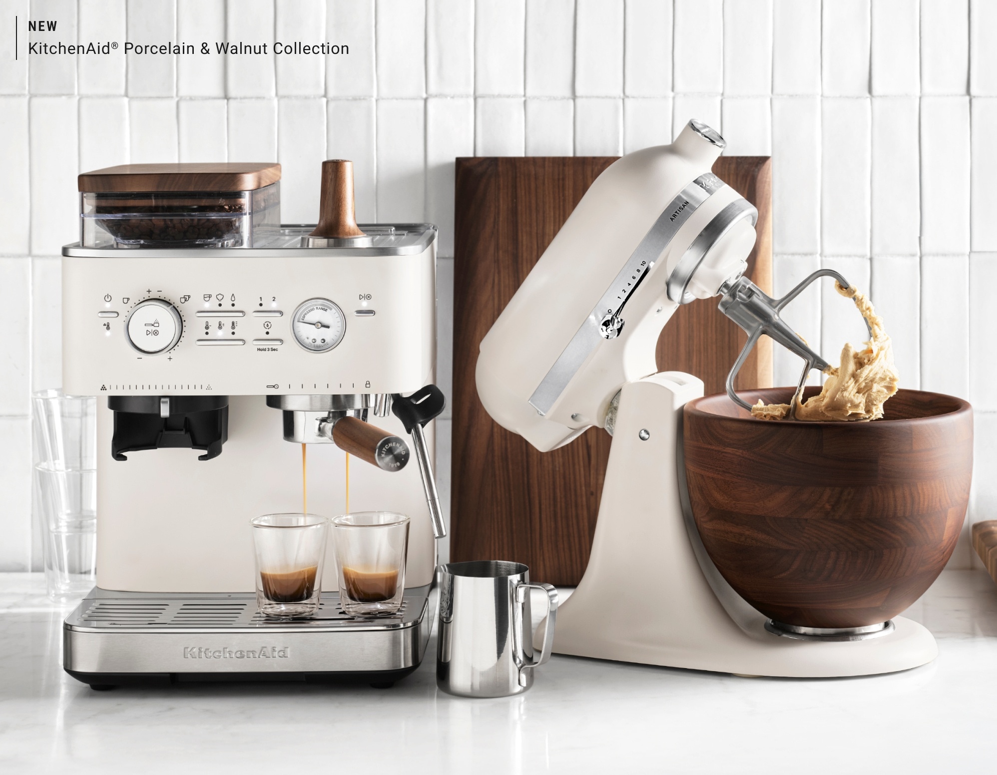 Shop KitchenAid® Porcelain & Walnut Collection