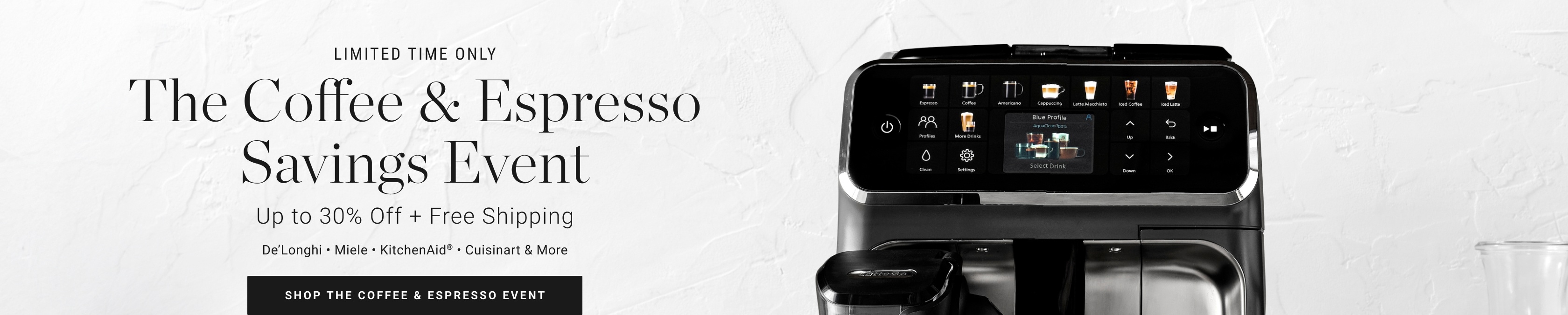 The Coffee & Espresso Savings Event